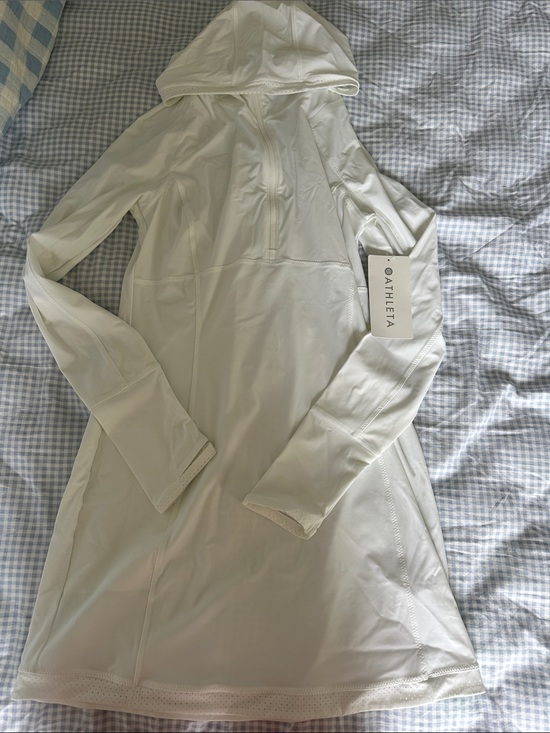 Athleta Dresses & Skirts - NWT Athleta White Pacifica Beach Coverup Dress UPF 50+